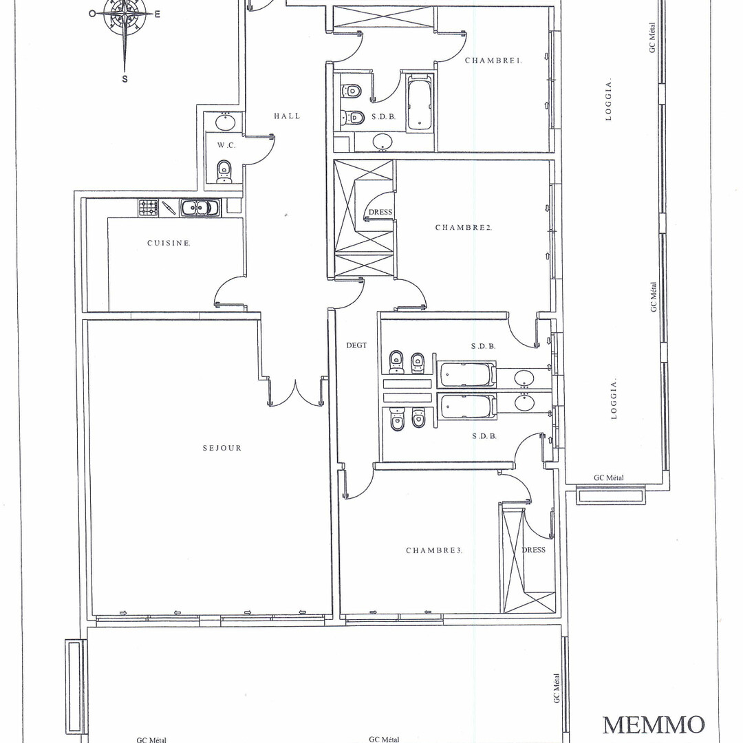 4 stanze in affitto - Memmo Center