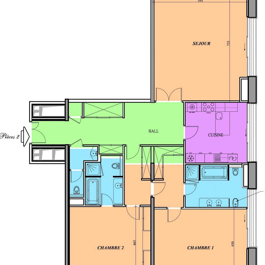 2 bedroom apartment - Résidence du Sporting - Appartamenti da affittare a MonteCarlo