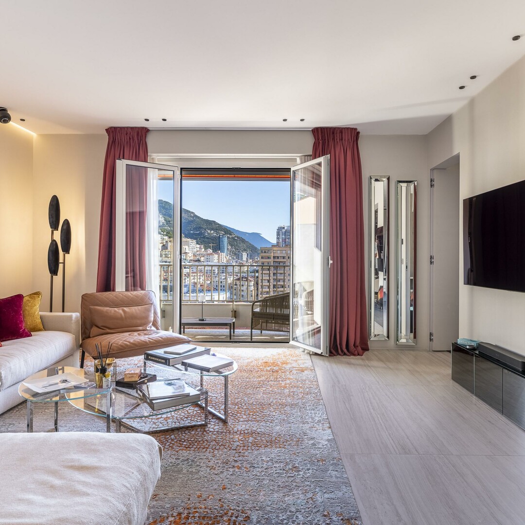 Bellissimo appartamento di 3 locali ristrutturato e arredato | Vista mare, montagne e città - Appartamenti da affittare a MonteCarlo